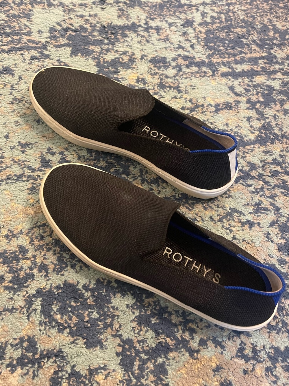 Rothy’s Slip On Sneaker - Black - Size 7 - Picture 3 of 6